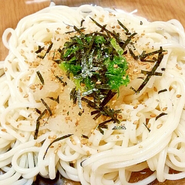 暑い日のランチに♪冷やしおろしうどん